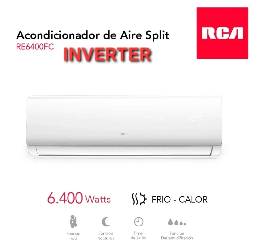 AIRE ACONDICIONADO RCA 6400W INVRTER 