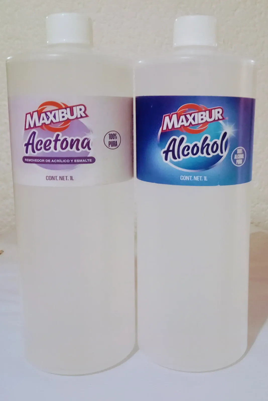 Promoción 1 alcohol lt 100% puro y 1 acetona lt  100% pura