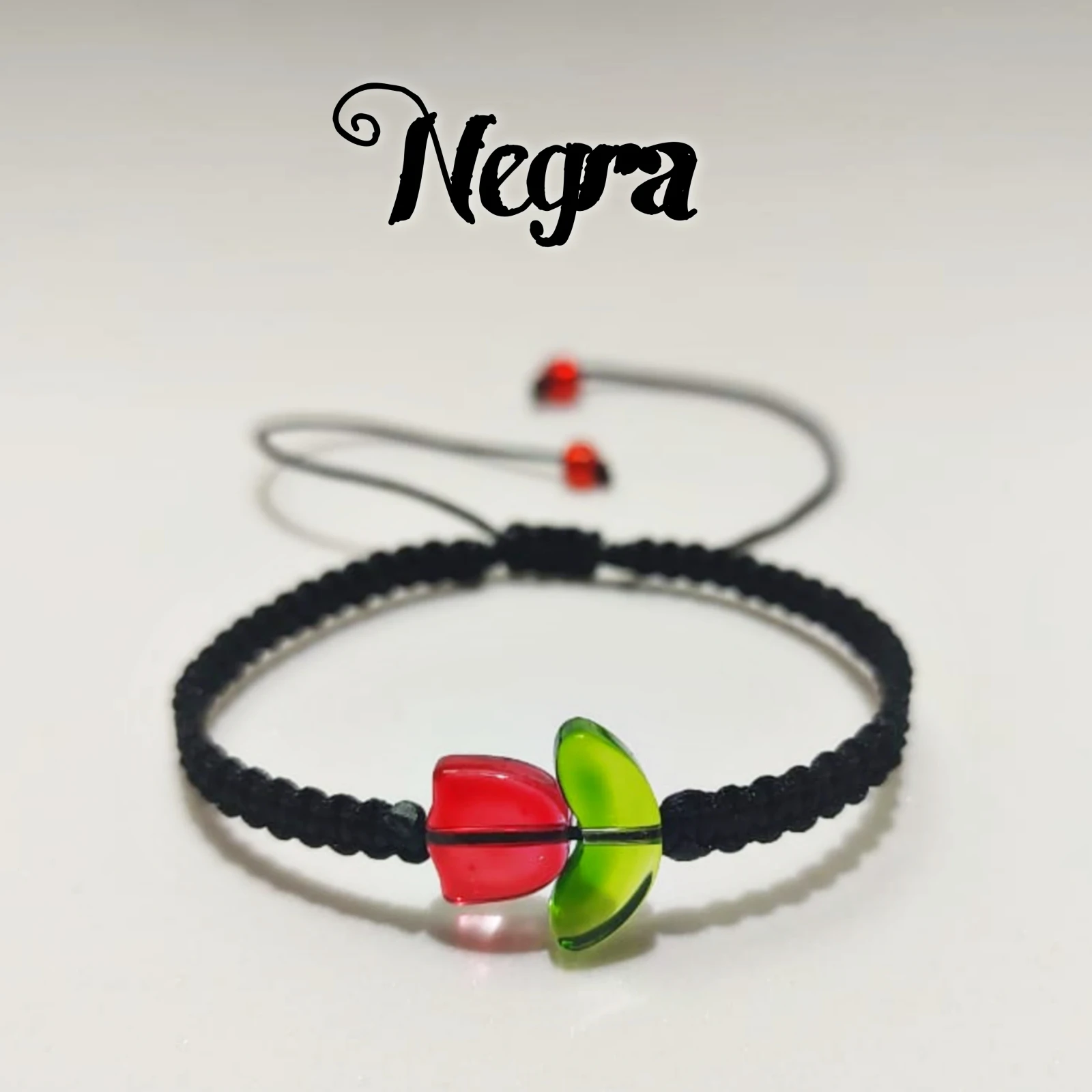 1 Pulsera de Tulipán Tejida 7