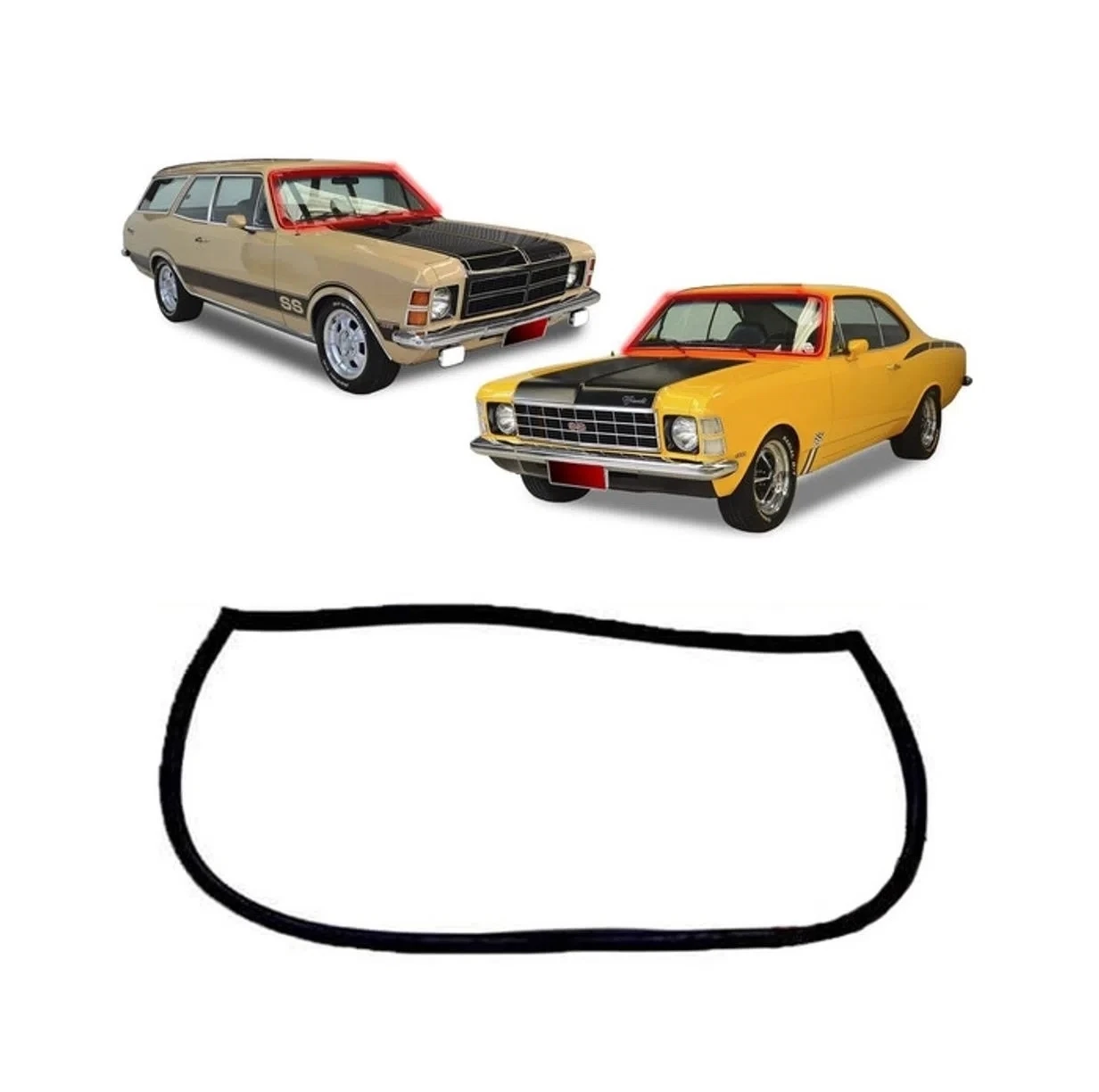 Goma parabisa Opala / Caravan 1969-1977 032080
