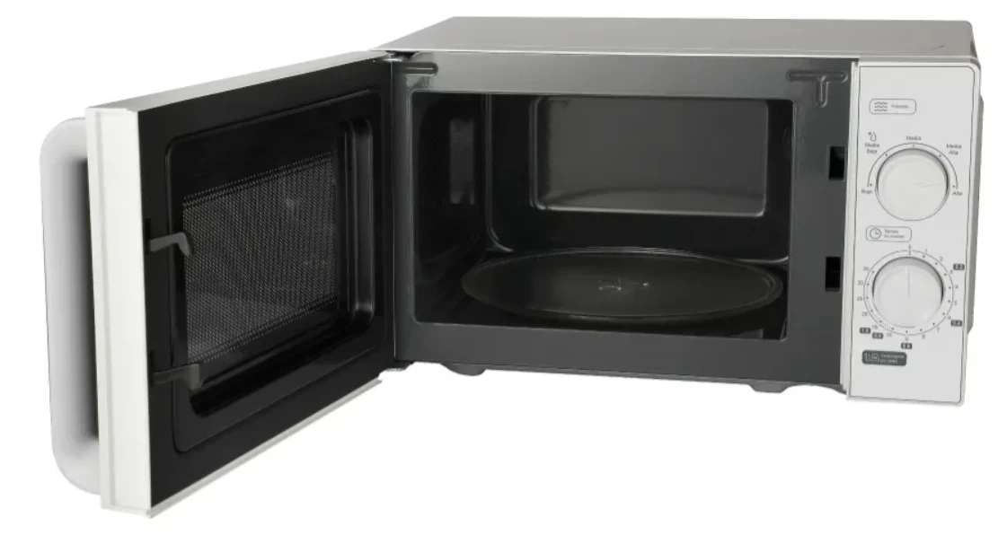 MICROONDAS SMARTLIFE 20LTS MECANICO BLANCO 3
