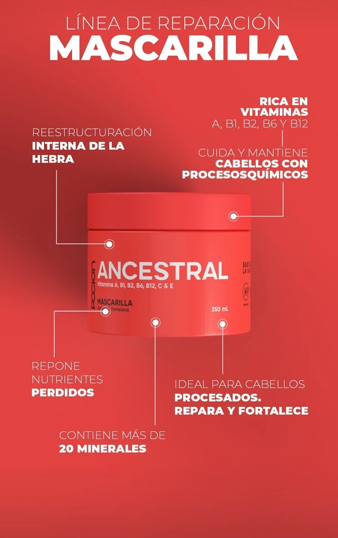 la pocion mascarilla ancestral 350ml