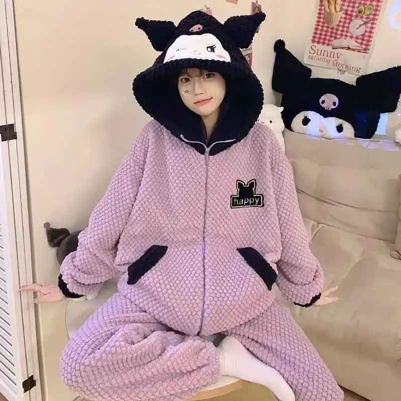 Conjunto kuromi adulto pijama