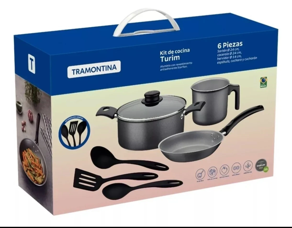 Kit de cocina TRAMONTINA TURIM, 6 Pzas.