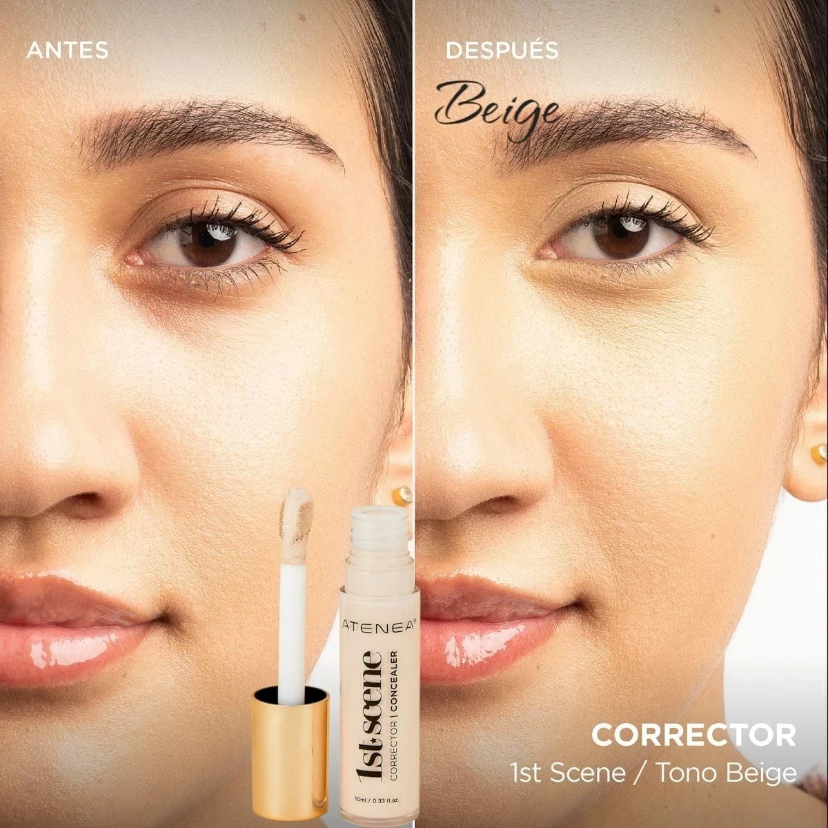 atenea corrector liquido beige