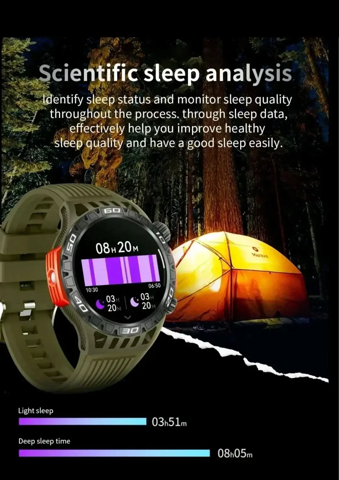 Reloj Smart grado Militar  3