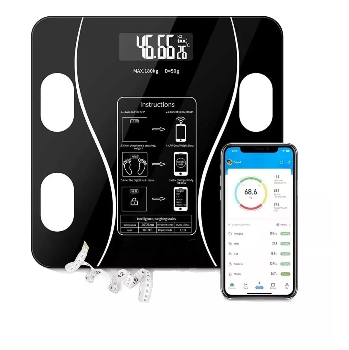 Bascula digital Bluetooth 2