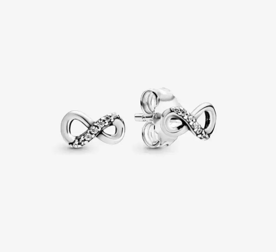 Pendientes Infinito Brillante 