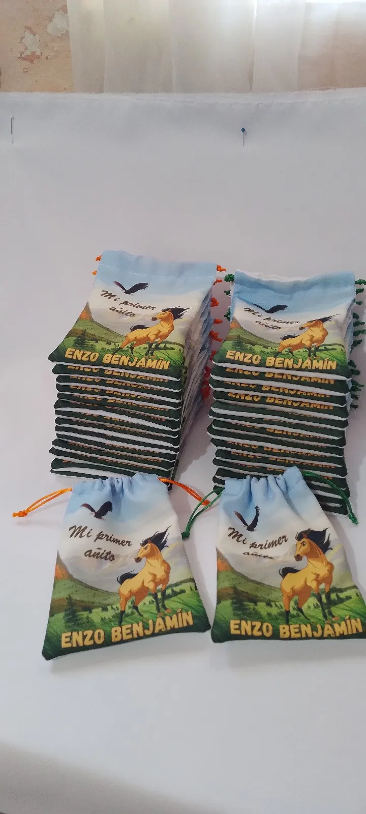 Bolsita de tela pack por 10 unidades 