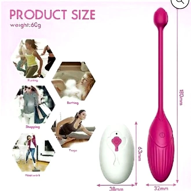 Vibrador de 10 frecuencias Control a Distancia