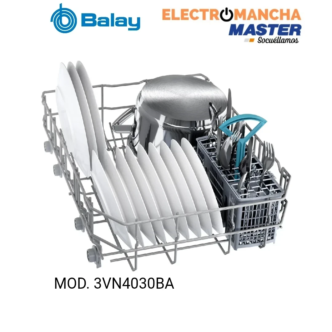 LAVAVAJILLAS BALAY 3VN4030BA 45 CM. BLANCO CLASE E 5