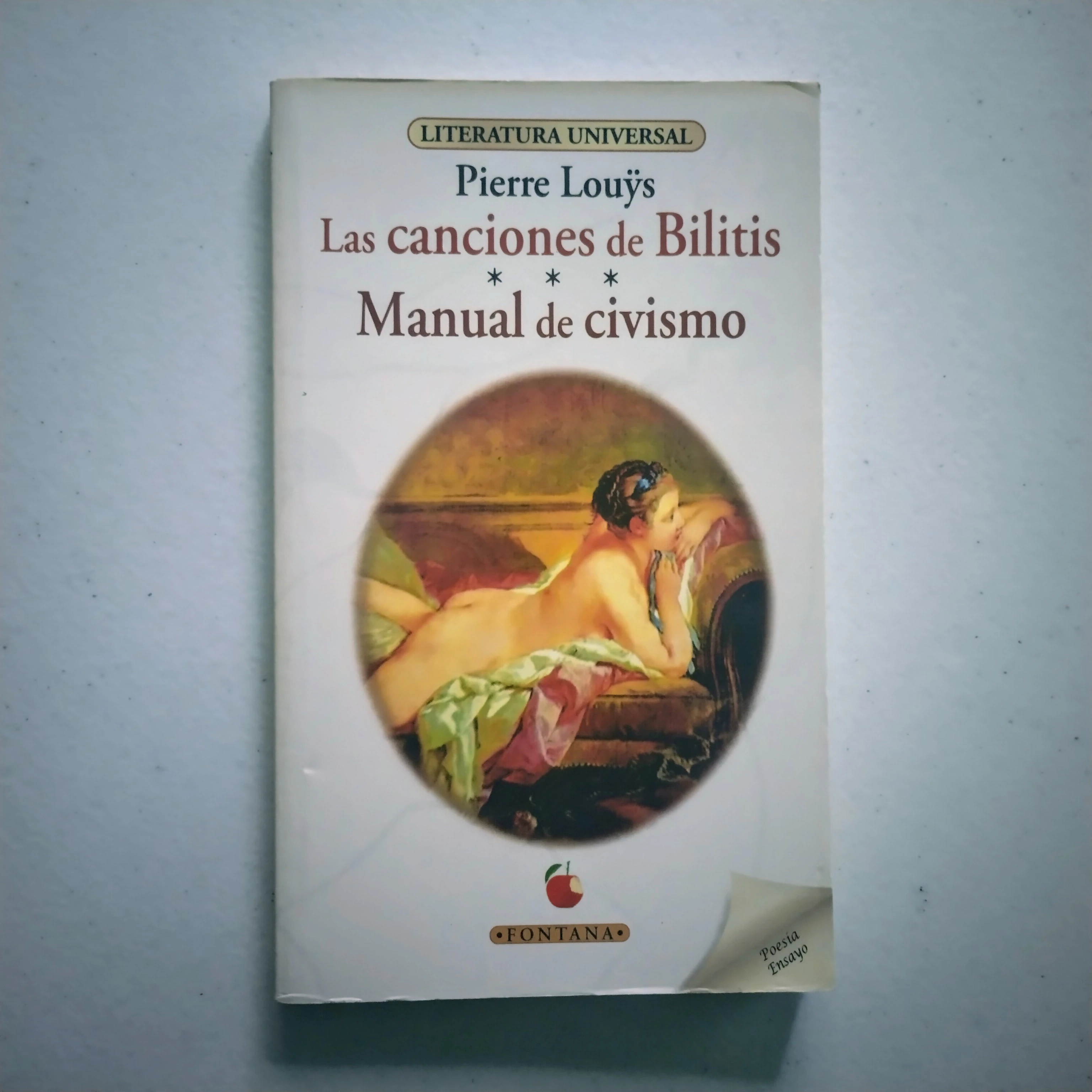 Las canciones de Bilitis / Manual de civismo, Pierre Louys
