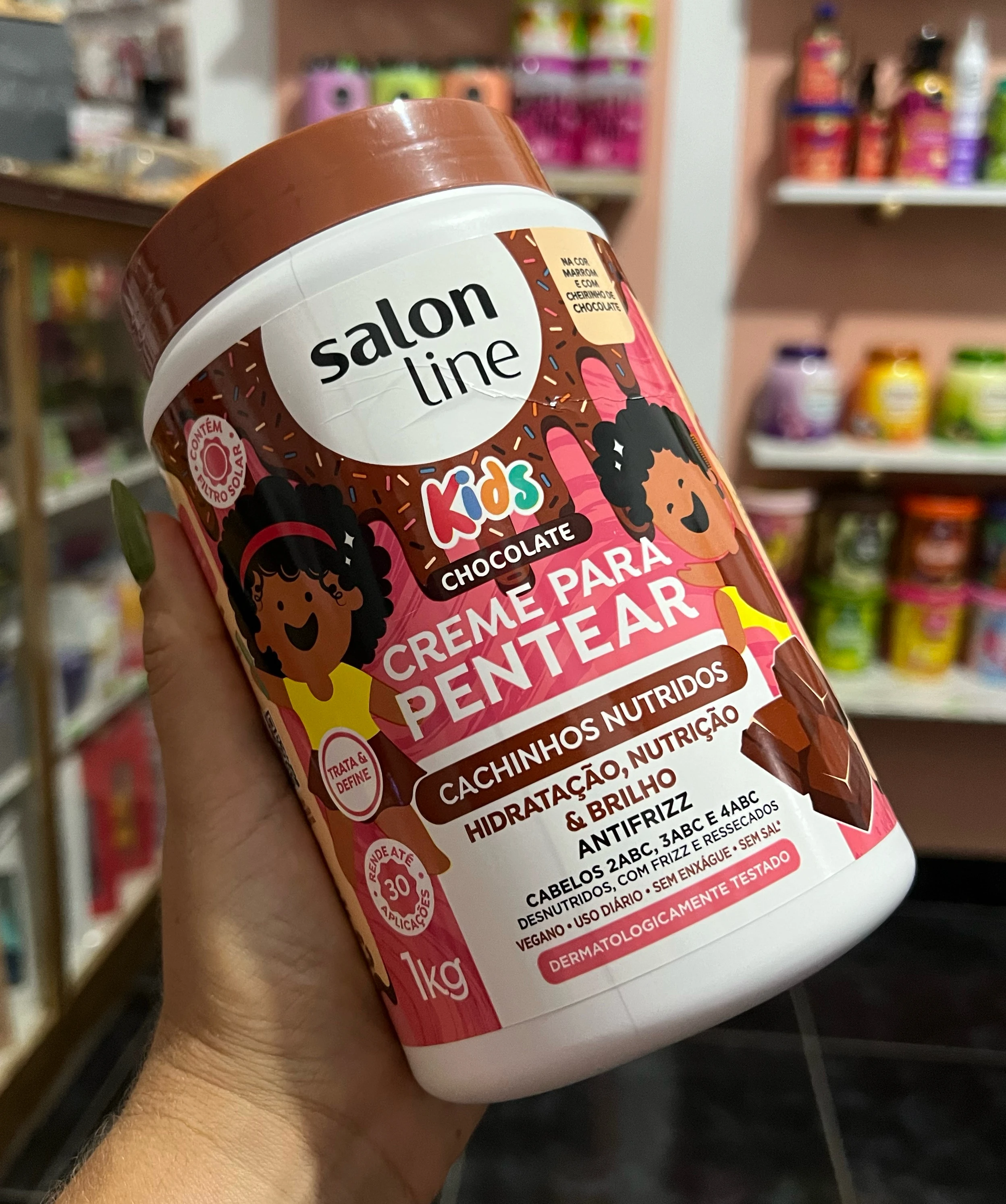 crema para peinar Salon Line Kids Chocolate