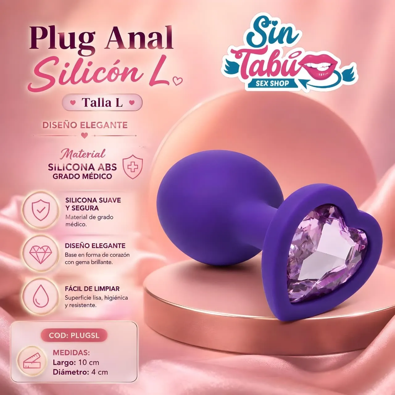 PLUG ANAL SILICONA 