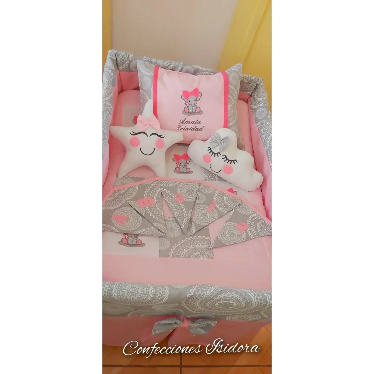 Ajuar para cuna corral 100x70 3