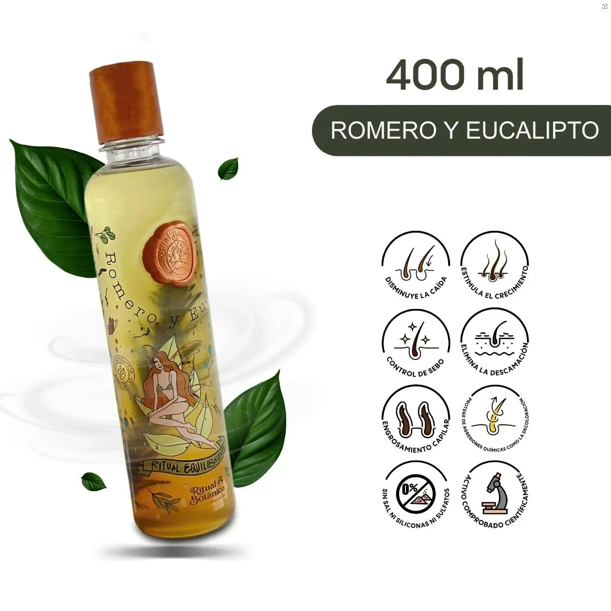 🌿 shampoo Ritual Equilibrante: Romero y Eucalipto 🌿 3