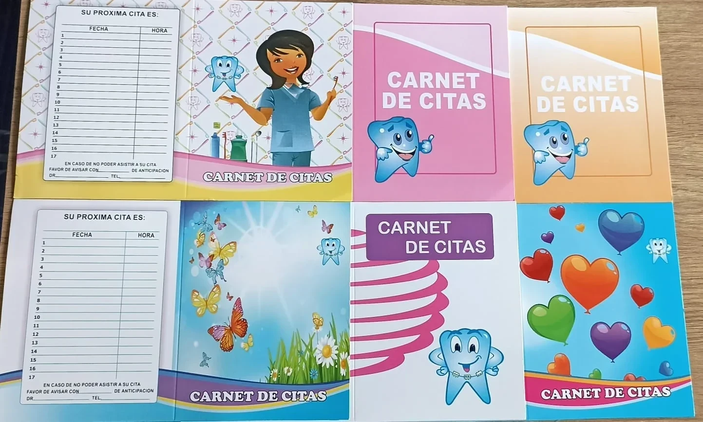 CARNET PARA DENTISTA