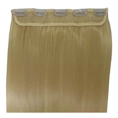 #613 Cortina Extensión Pelo Lacio Simil Natural Planchita 180°c 4