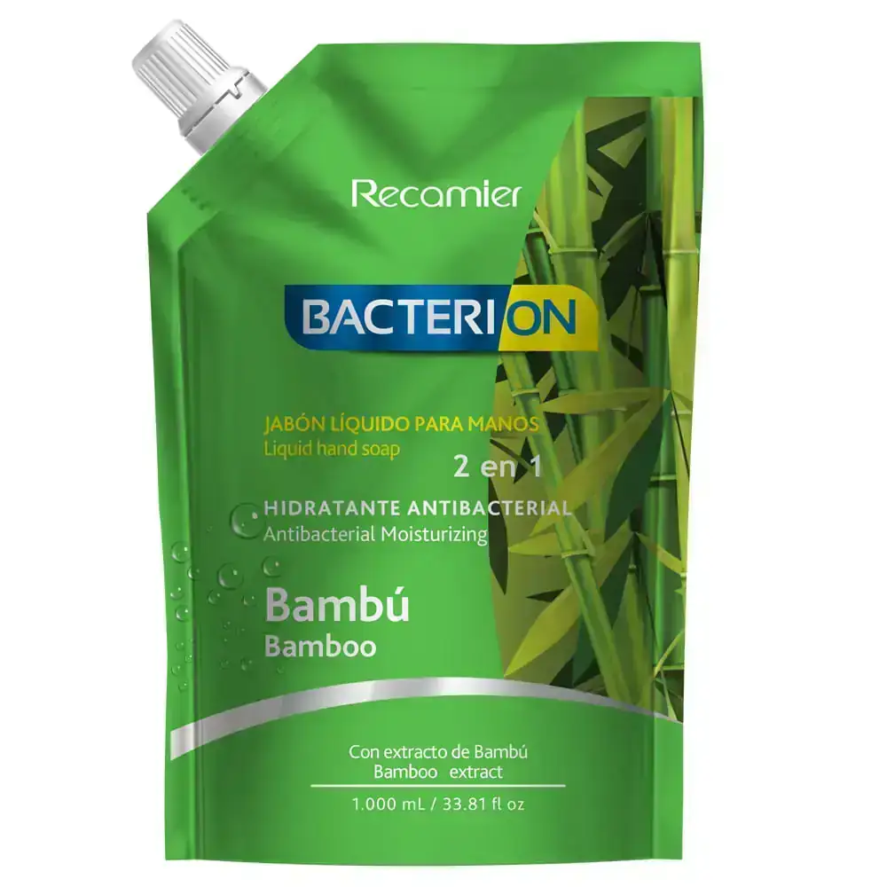 Jabón líquido manos x 1L - Bacterion bambú 