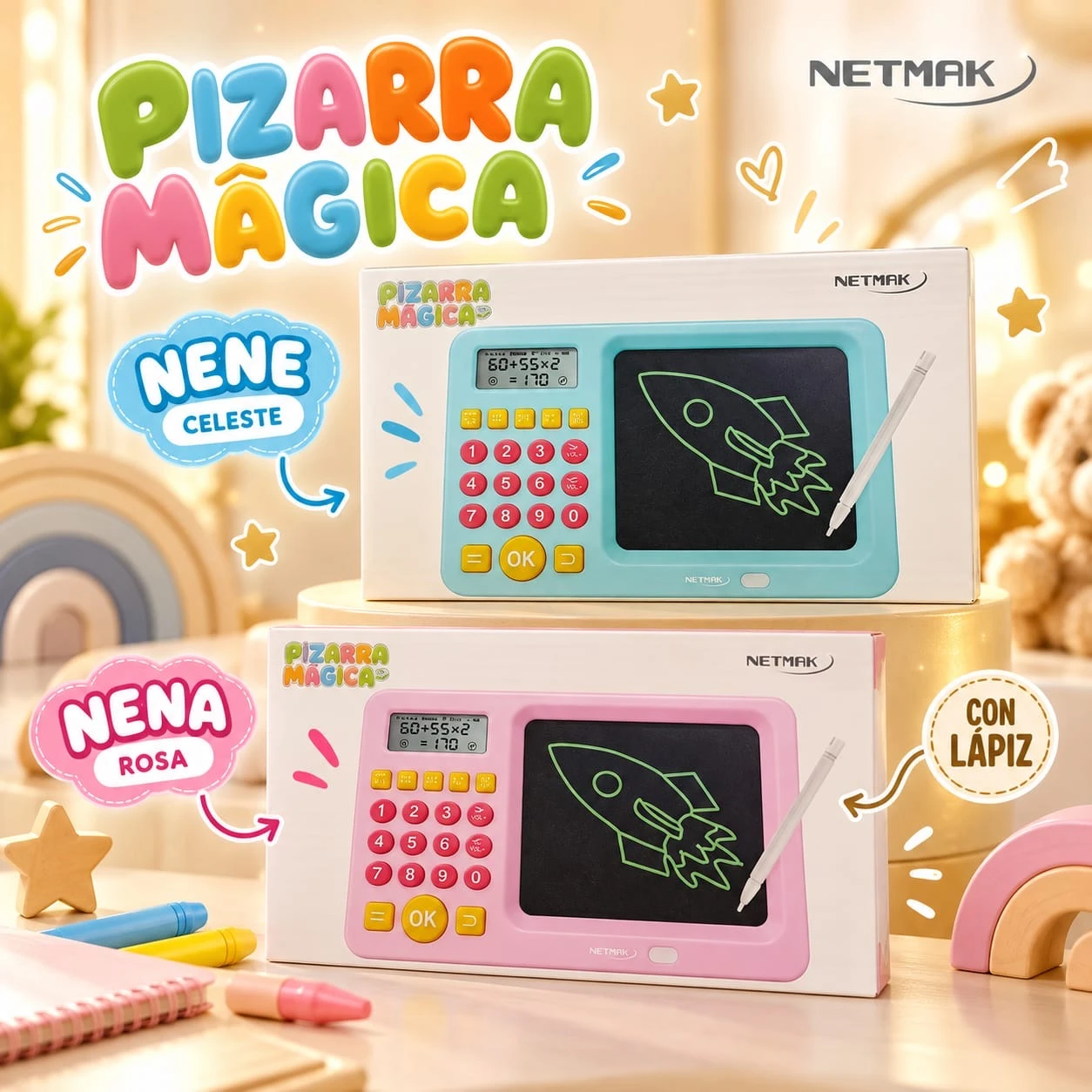 PIZARRA MÁGICA NETMAK