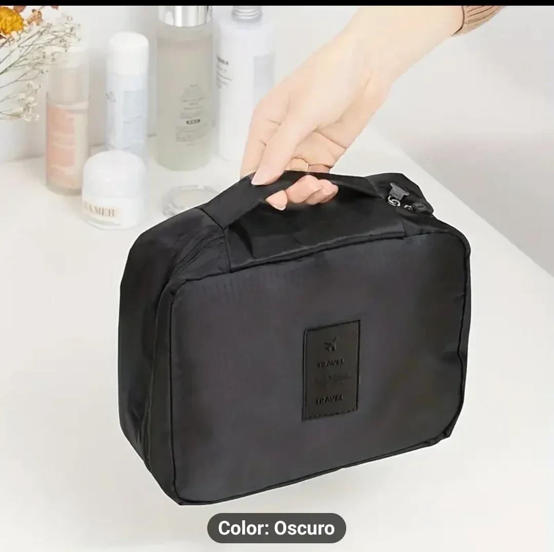 Bolsa Compacta Impermeable para Cosméticos y 2