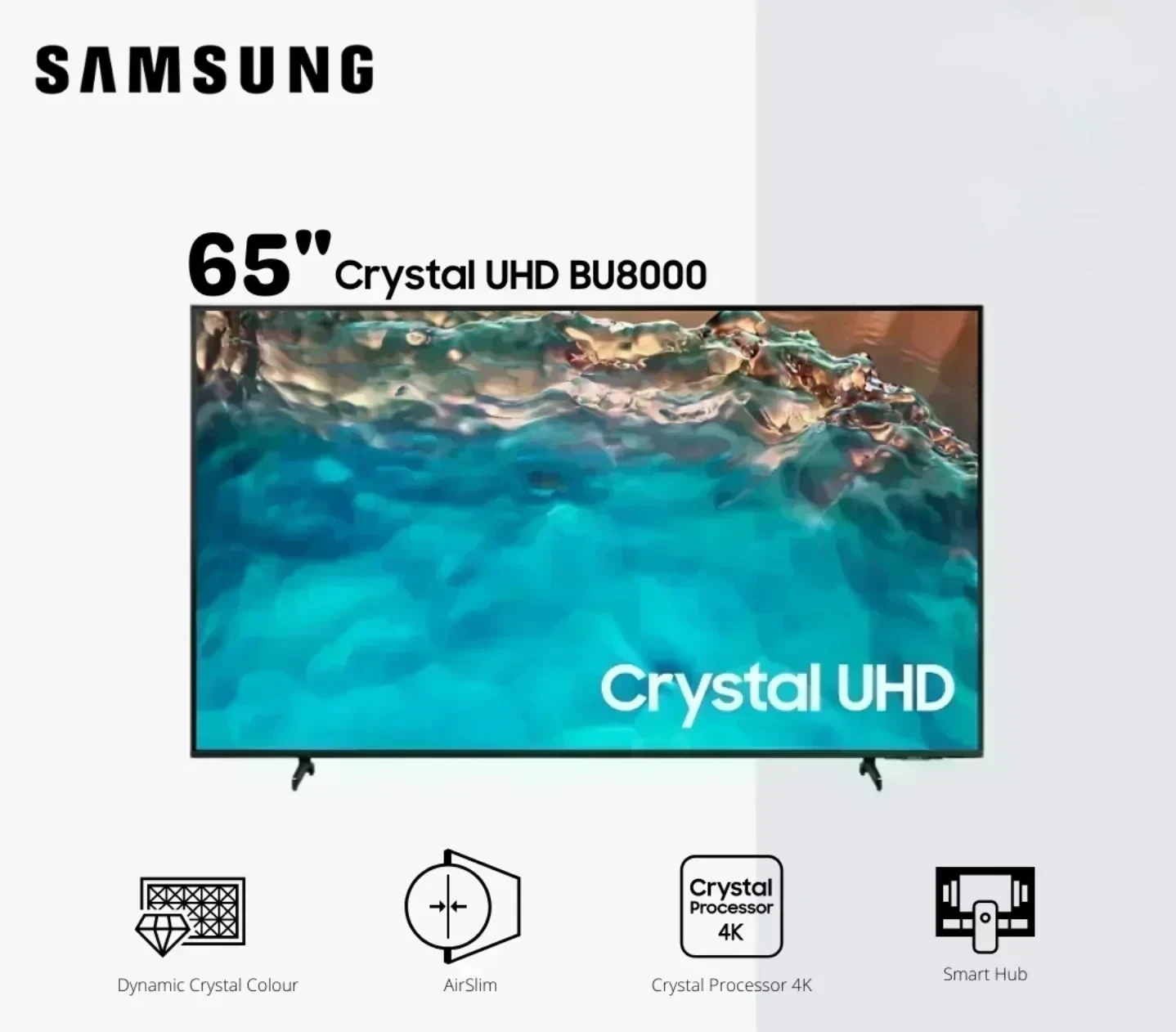 SMART TV SAMSUNG 65" BU8000
