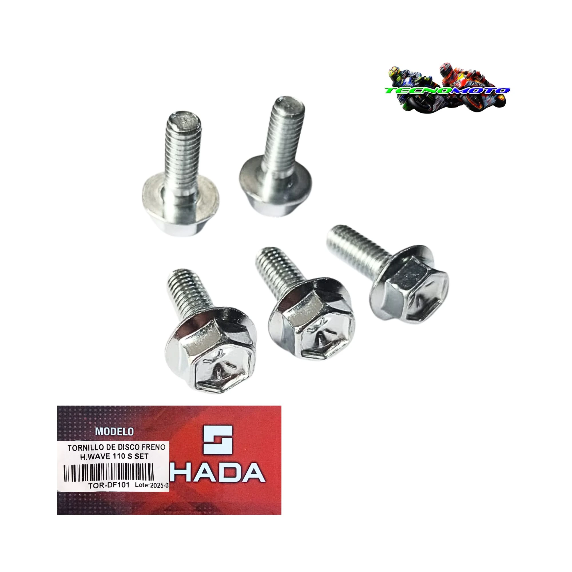 TORNILLO DISCO FRENO HONDA 110 WAVE S -KIT-49026