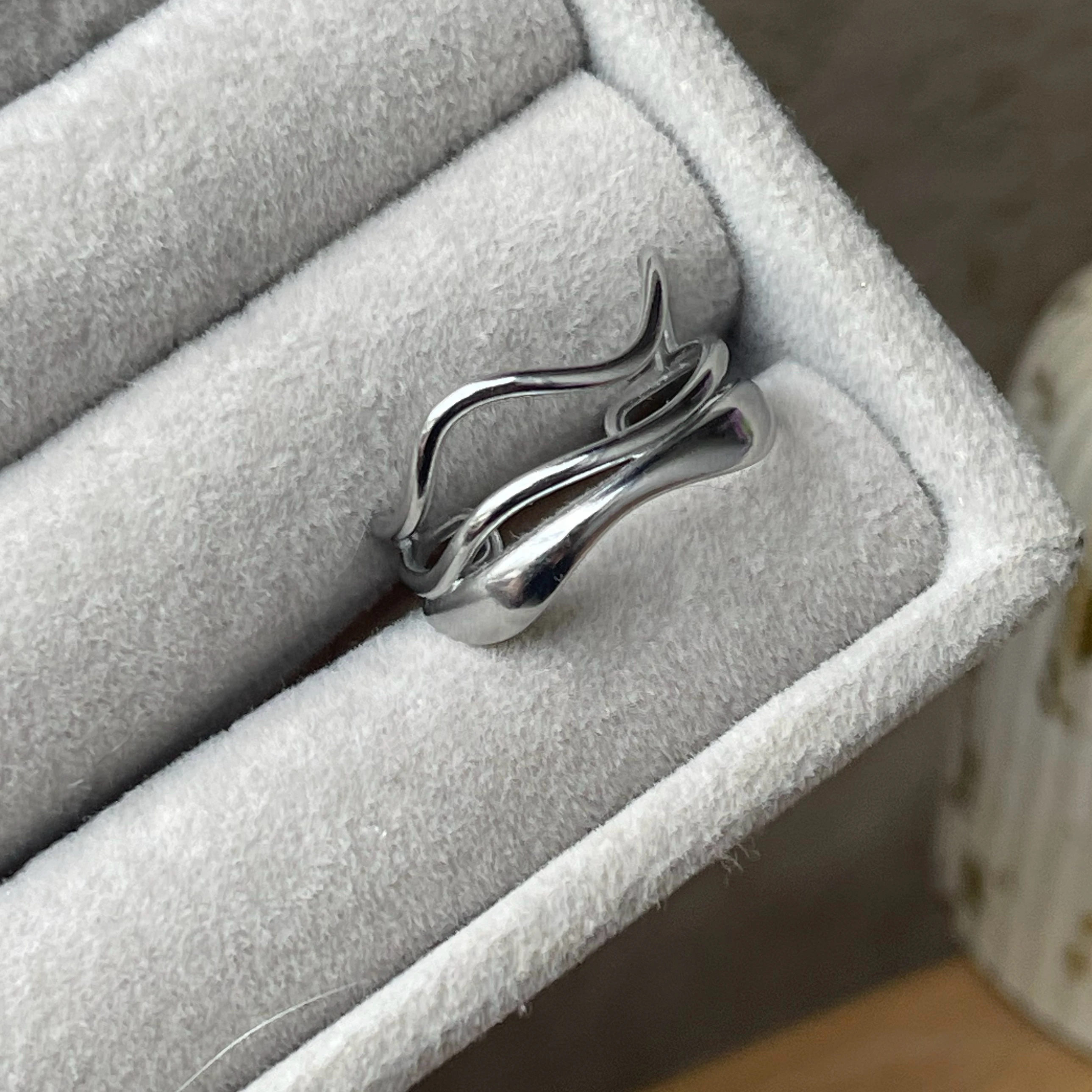ANILLOS PLATEADOS ACERO 3