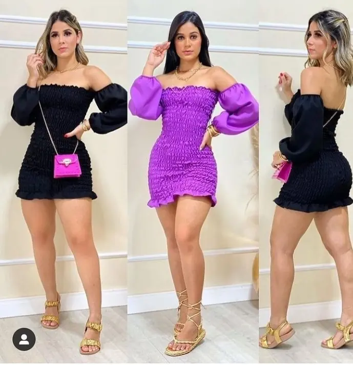 Vestidos arruchados
