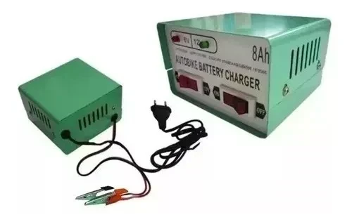 Cargador De Bateria Para Autos Y Motos 12v Y 6v 2