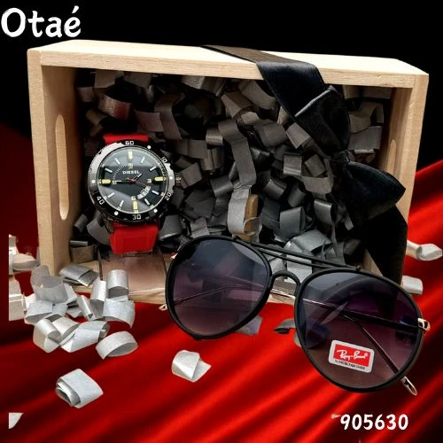 Combo Reloj Diesel Gafa 3