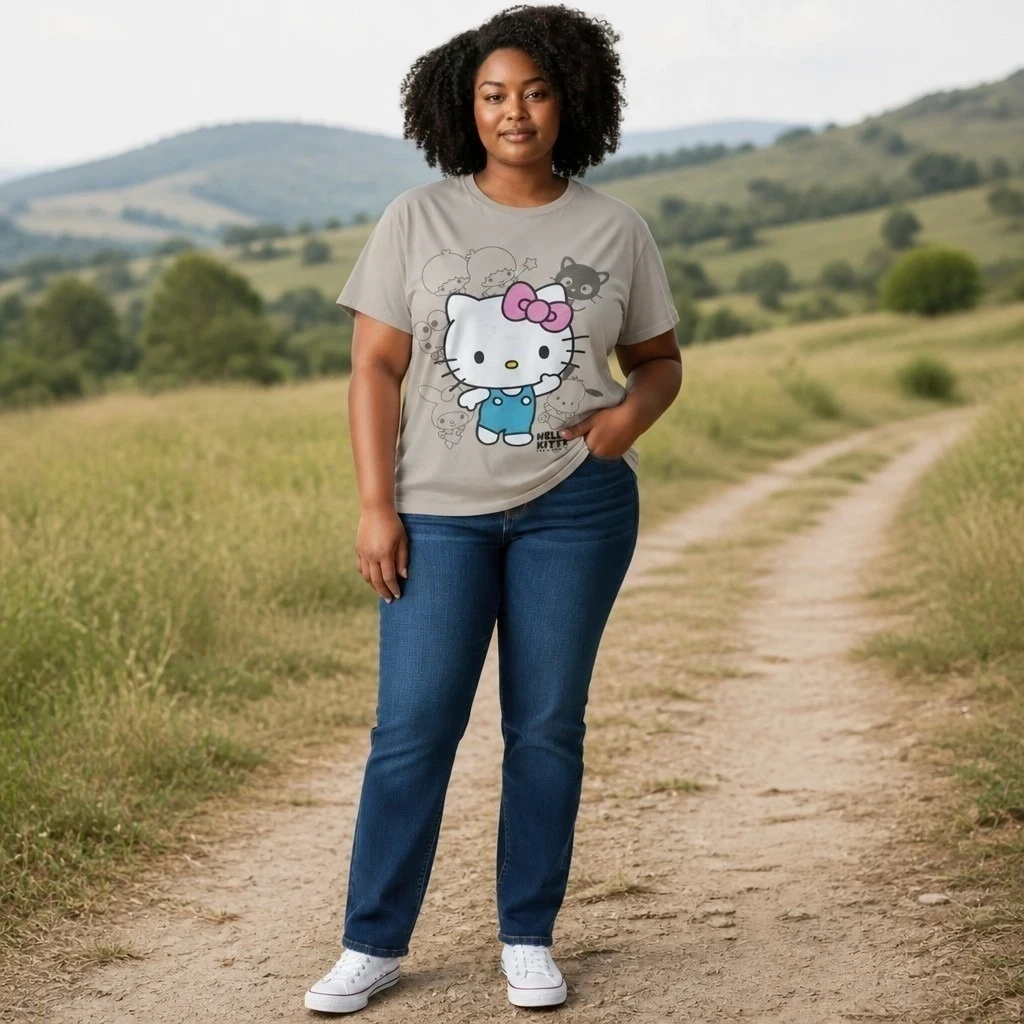 Playera 2XL Hello Kitty