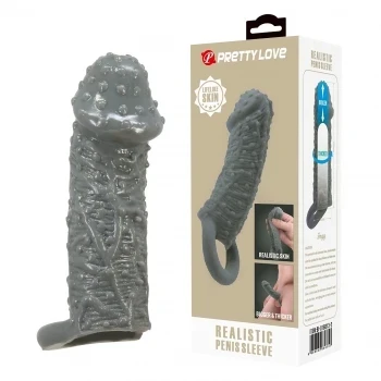 Funda para pene realistica de 13 cm de largo