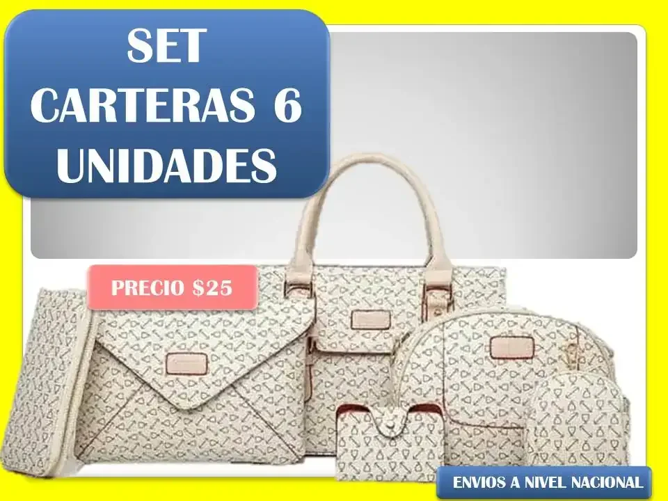 Set de carteras 4 unidades 