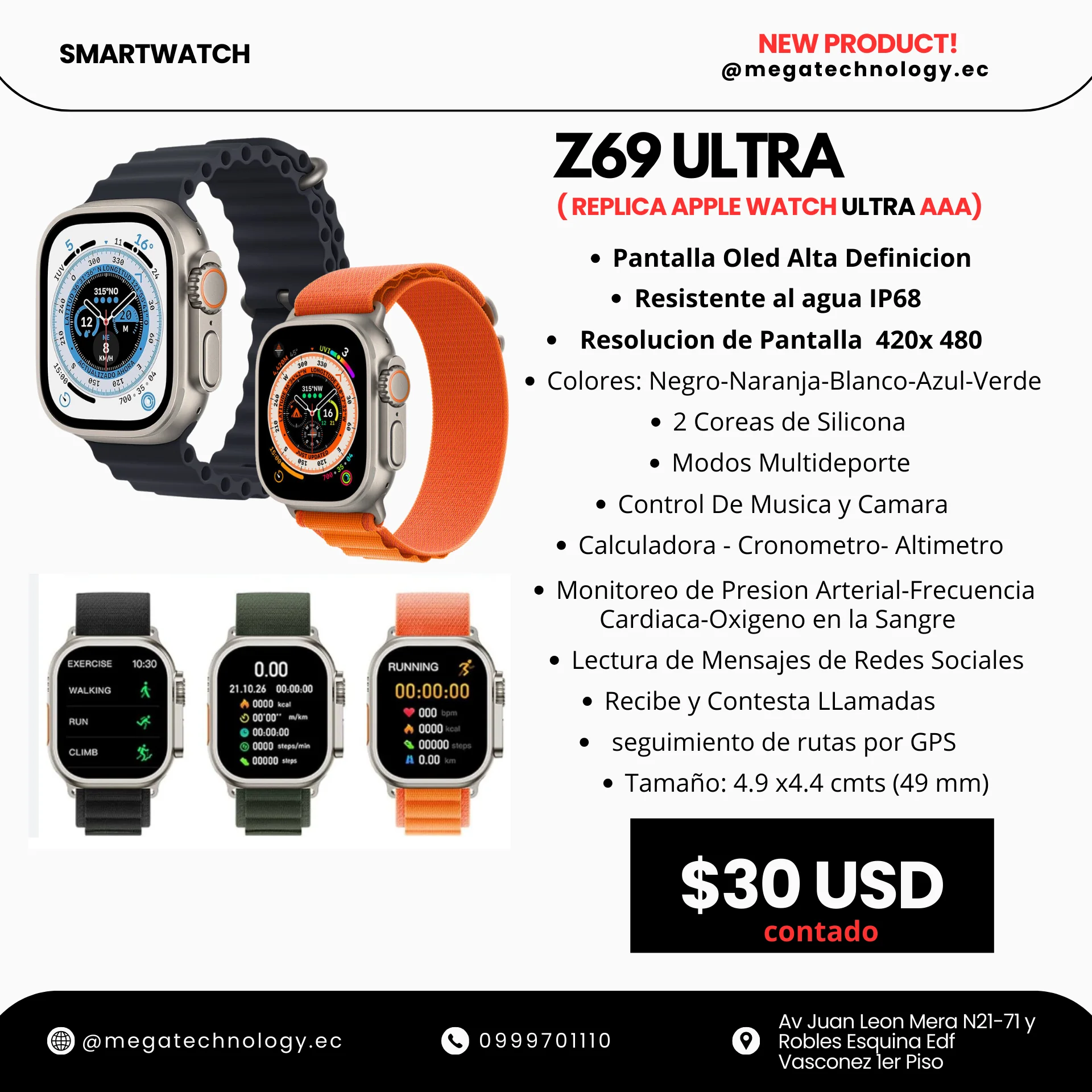 SMARTWATCH Z69 ULTRA 4