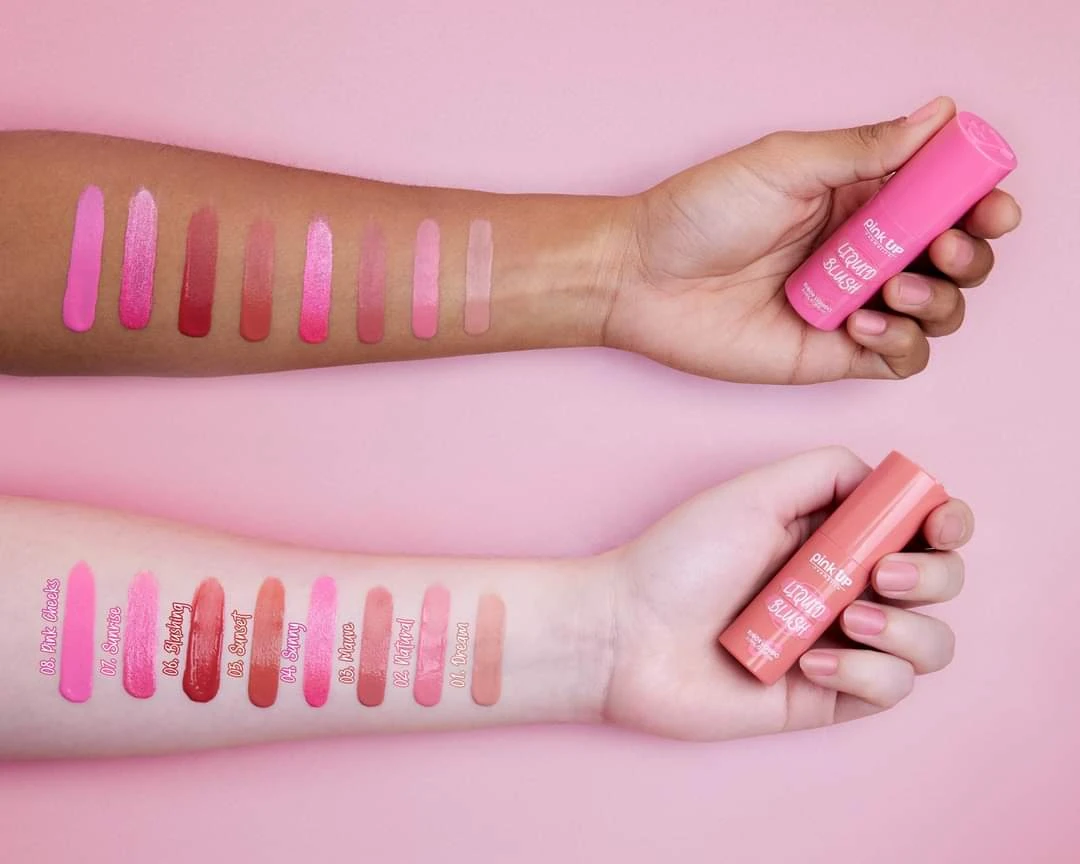 Liquid blush pink up 8