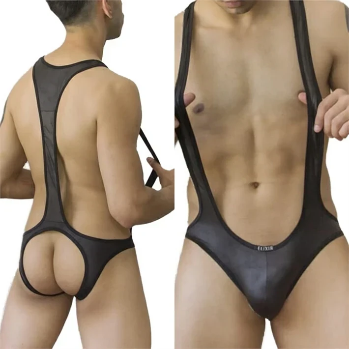 Body para hombre de charol
