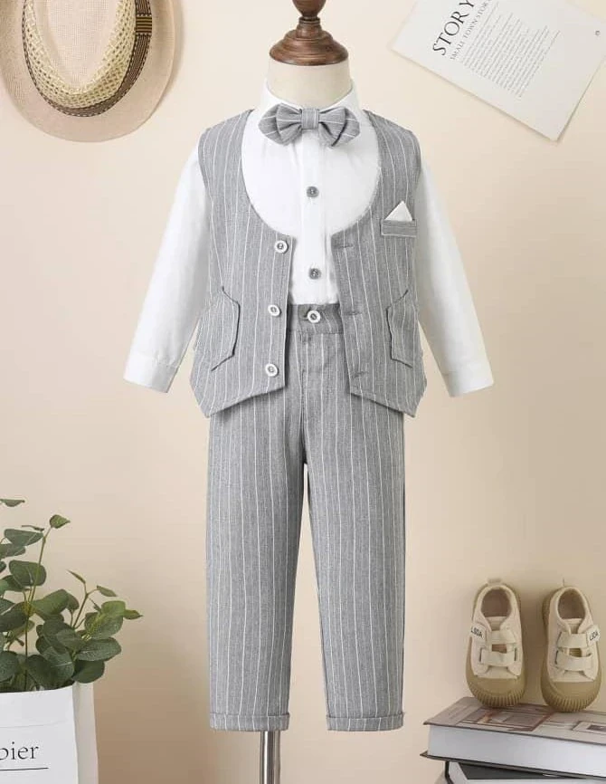 TRAJE ELEGANTE LARGO 