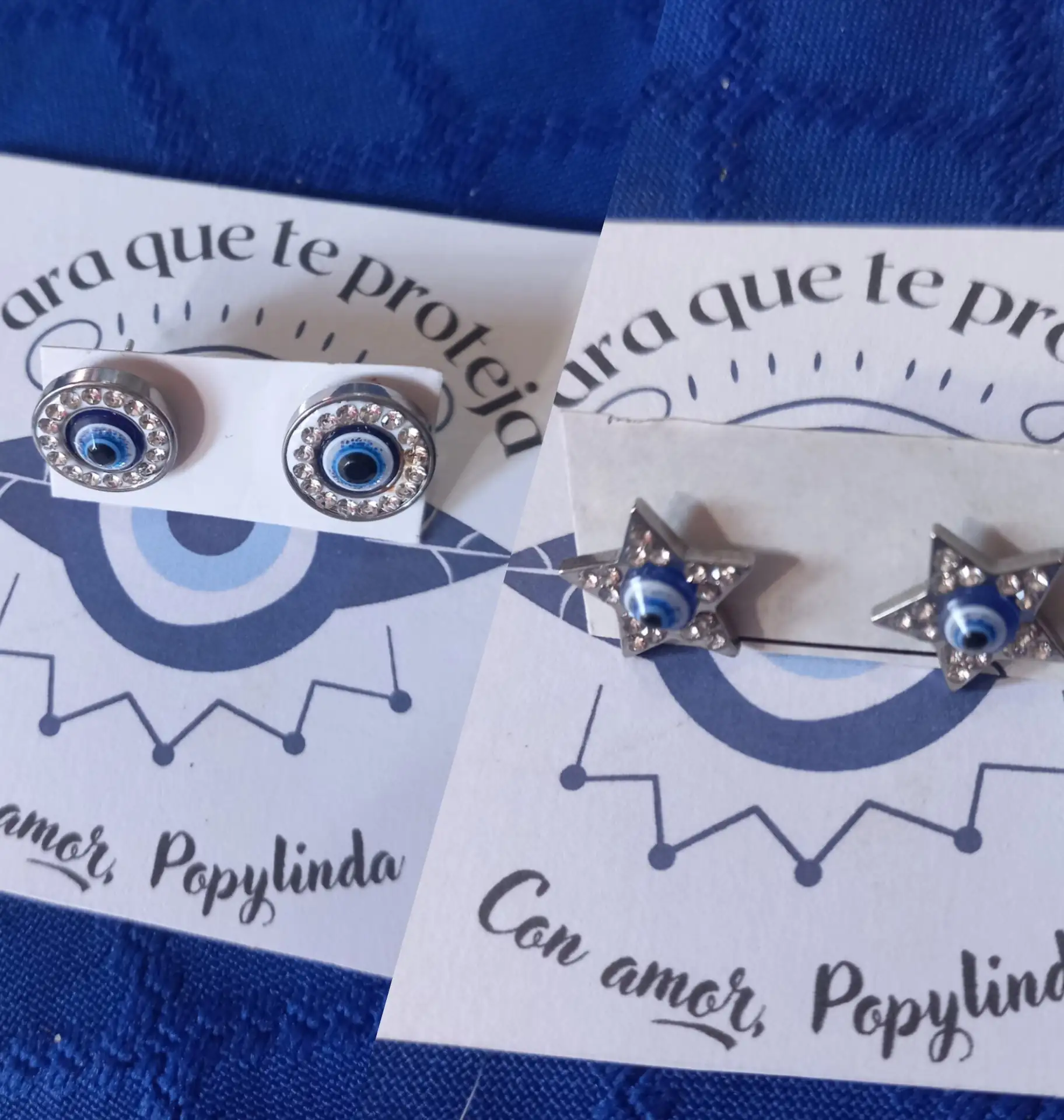 Aros con ojo turco