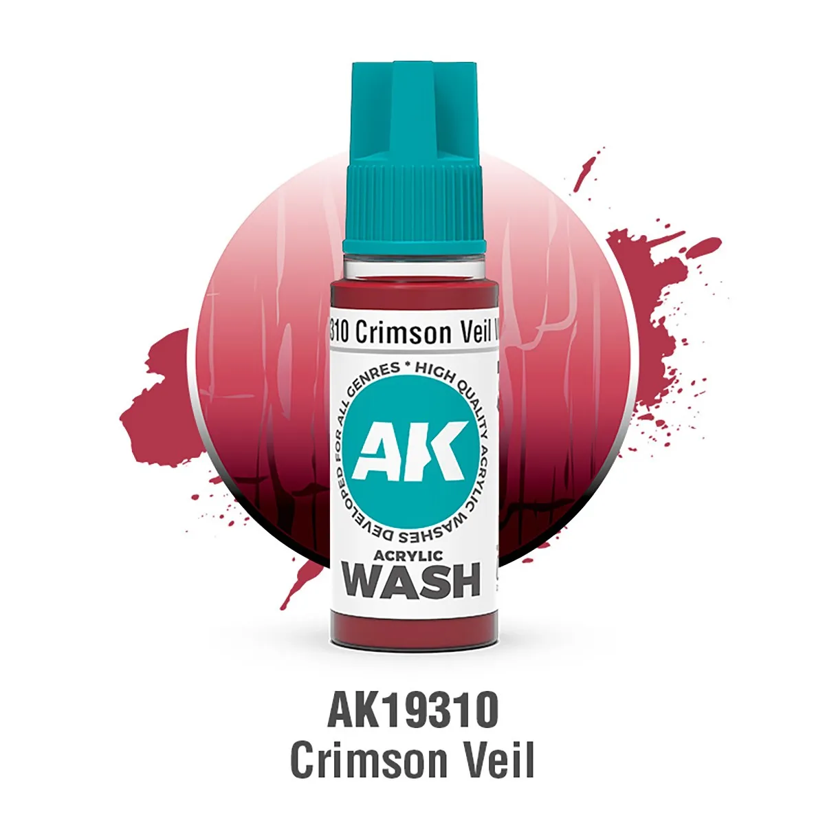 CRIMSON VEIL – ACRYLIC WASH - AK19310 