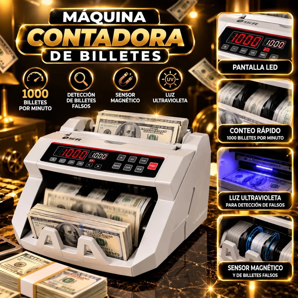 MÁQUINA CONTADORA DE BILLETES OSR *CONSULTAR DISPONIBILIDAD CON EL VENDEDOR*