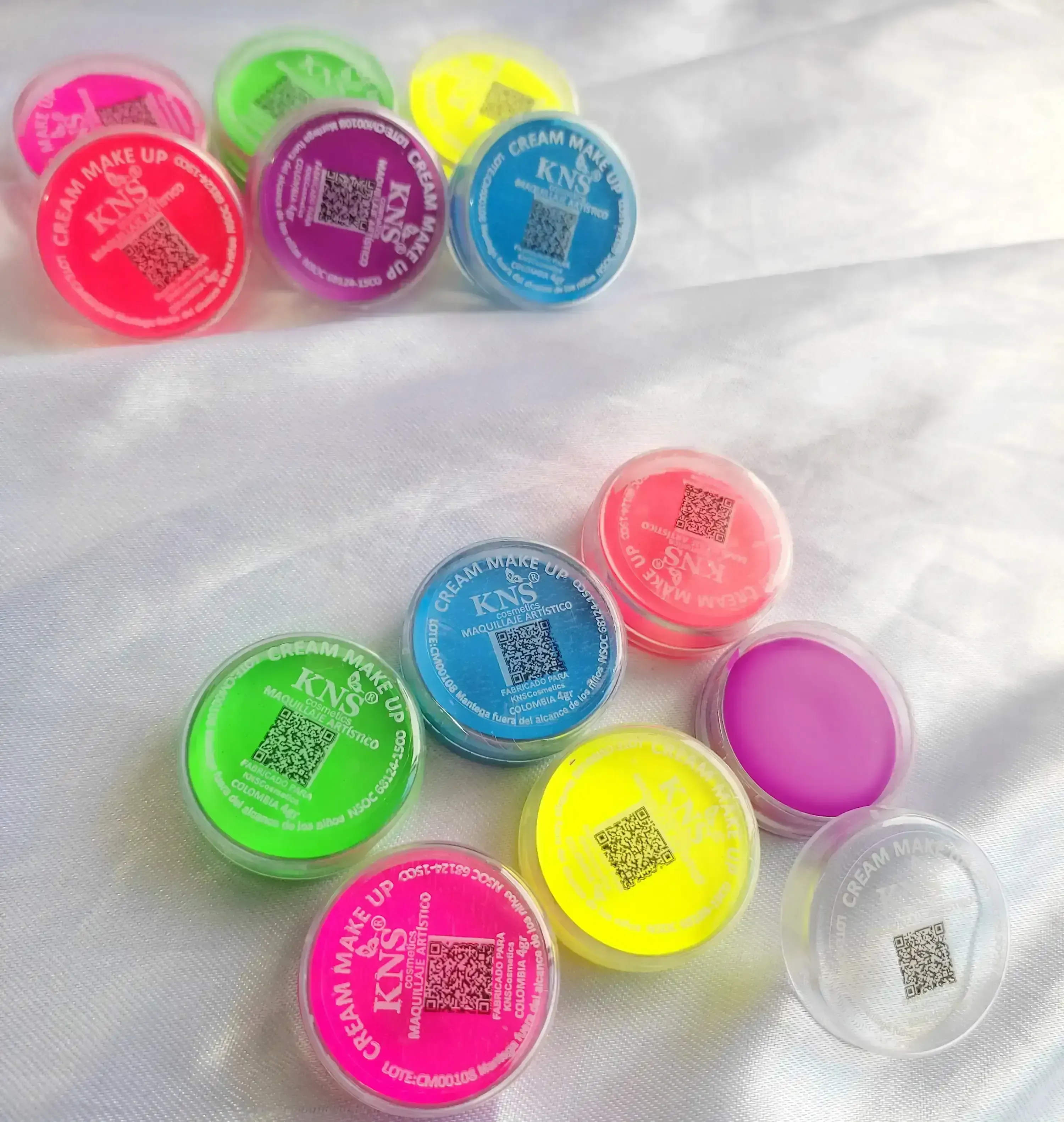 SET X6 PINTUCARITAS NEÓN (Maquillaje artístico)
