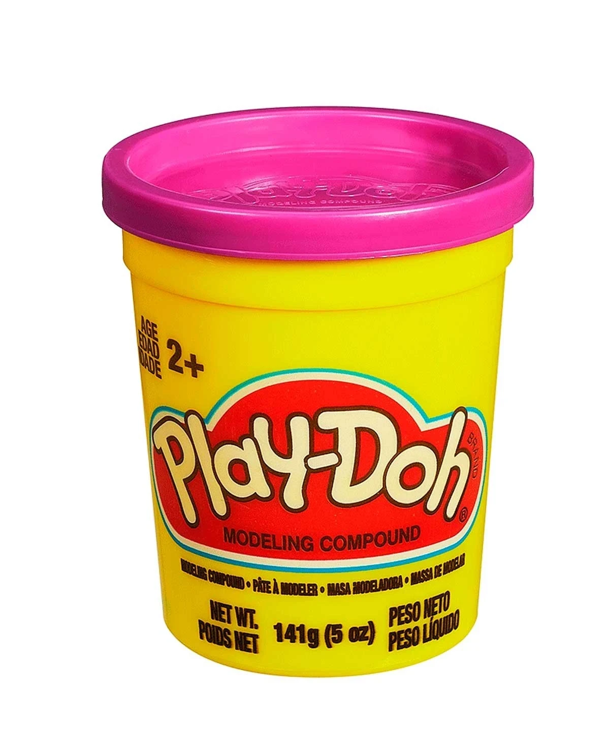 Plastilina play doh rosa frasco de 112 gr