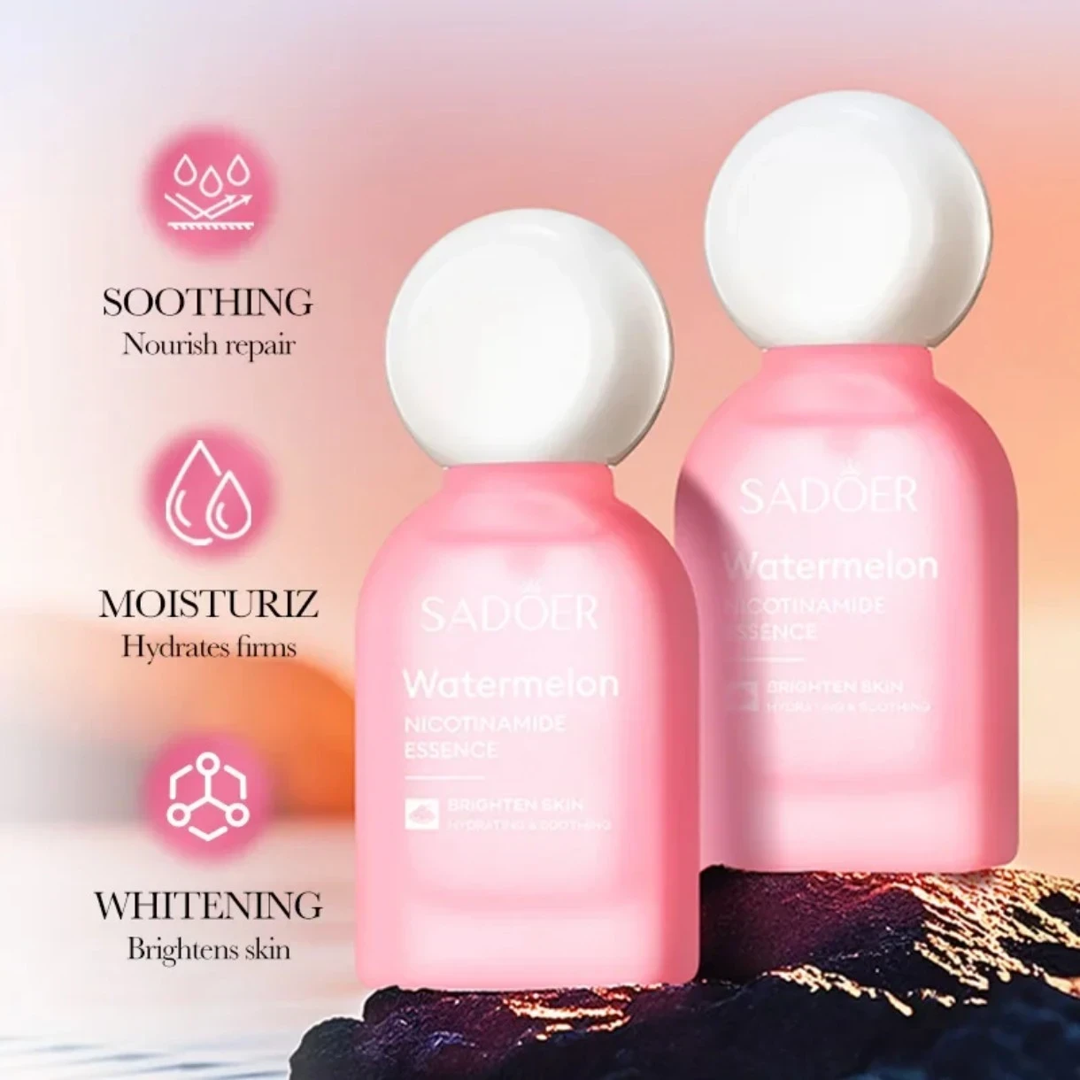 💖 SADOER – Watermelon Niacinamide Essence (50 ml) 💖 2