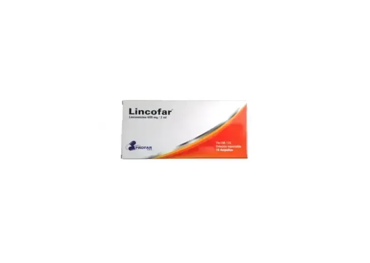 LINCOFAR AMP X 10 LINCOMICINA 600 MG