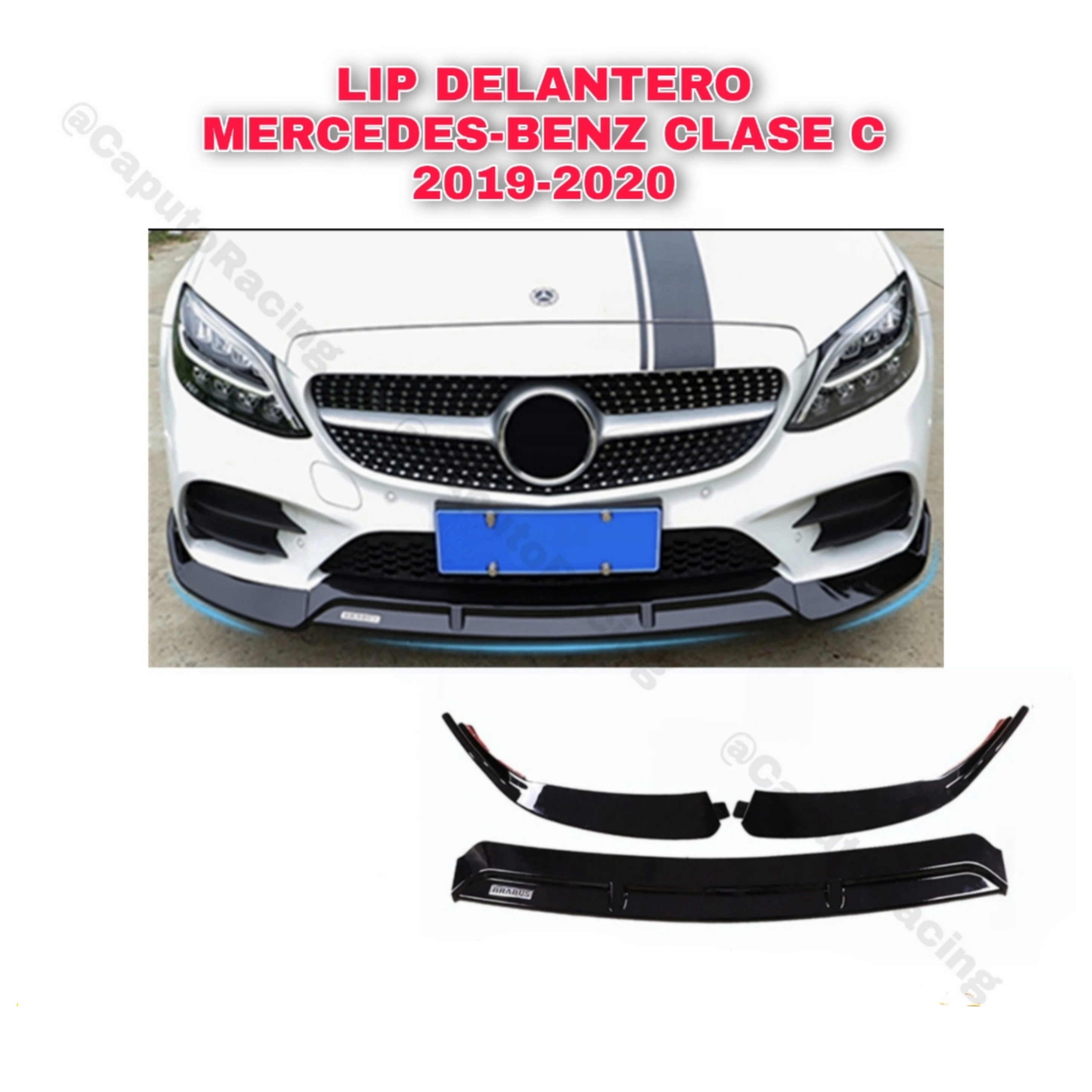 LIP DELANTERO MERCEDES-BENZ CLASE C 2019-2020