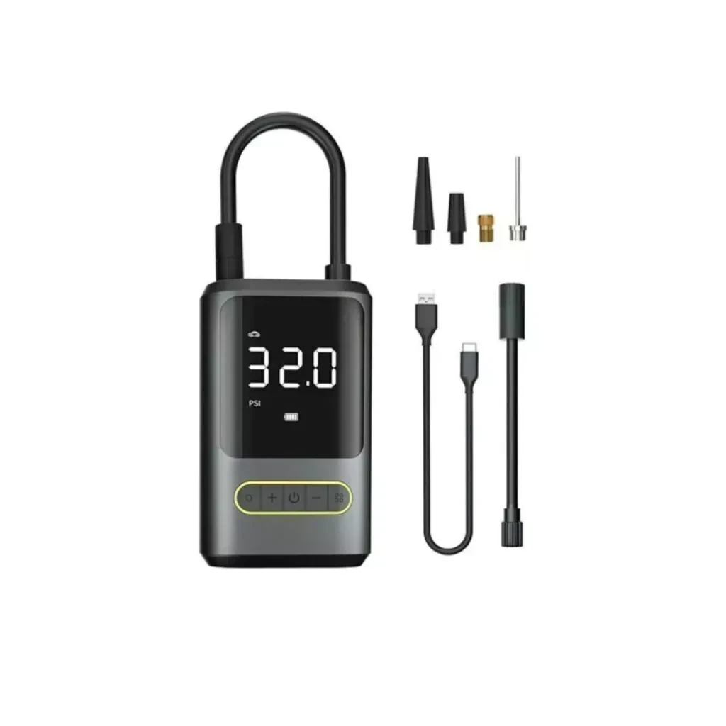 COMPRESOR Y POWER BANK COMPACTO Y MULTIFUNCIONAL 