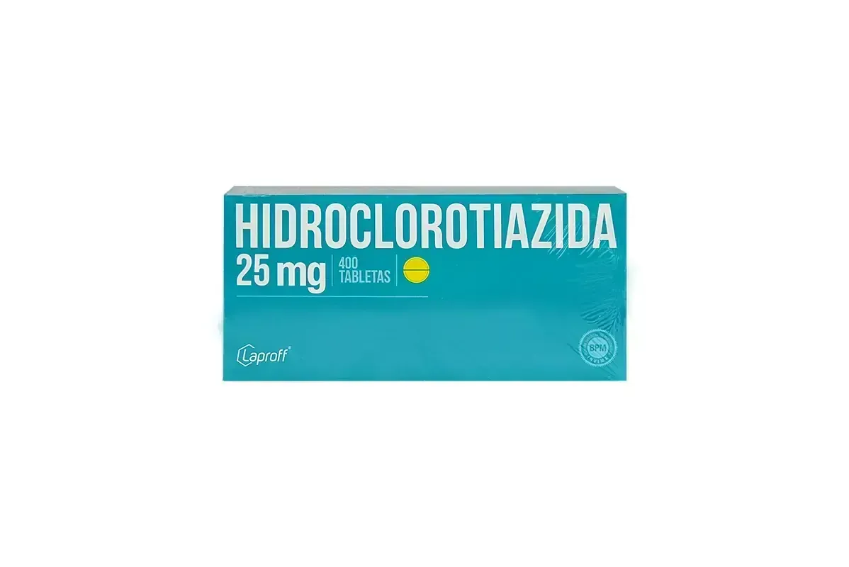HIDROCLOROTIAZIDA 25 MG X 400 TBLA LAPROFF
