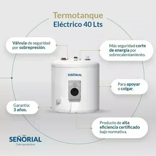 Termo Eléc Señorial 40 lts 3