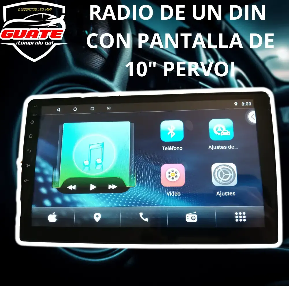 RADIO ANDROID 10 PULGADAS 1 DIN 